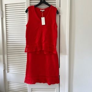 Moon River - Knit Coord-Set - RED